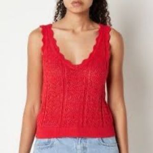 Crochet cotton tank | Mango